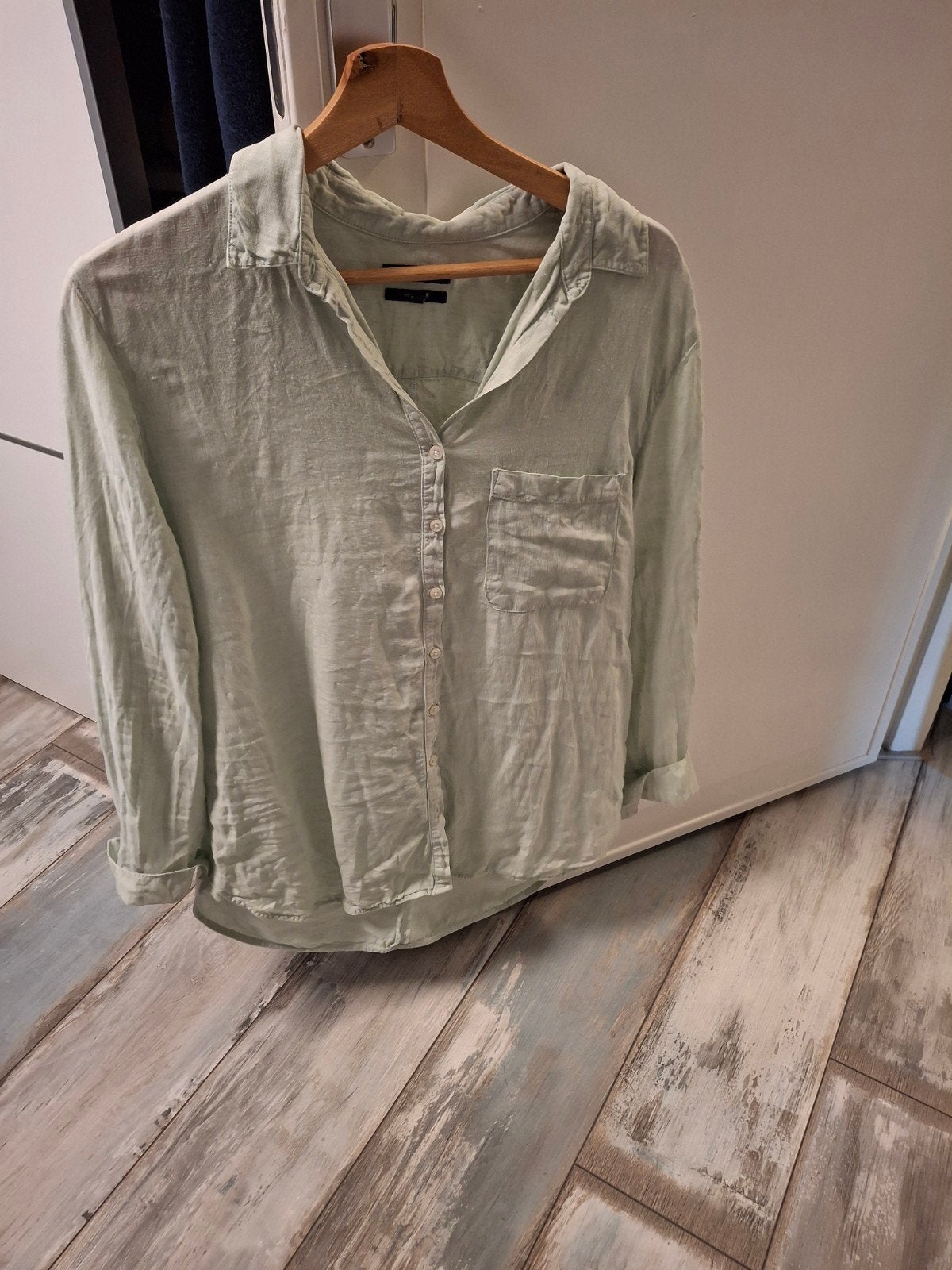 Marc O'Polo linnen blouse maat 38 (M) in redelijke staat, Maat 38/40 (M), Ophalen of Verzenden, Lange mouw, Marc O'Polo