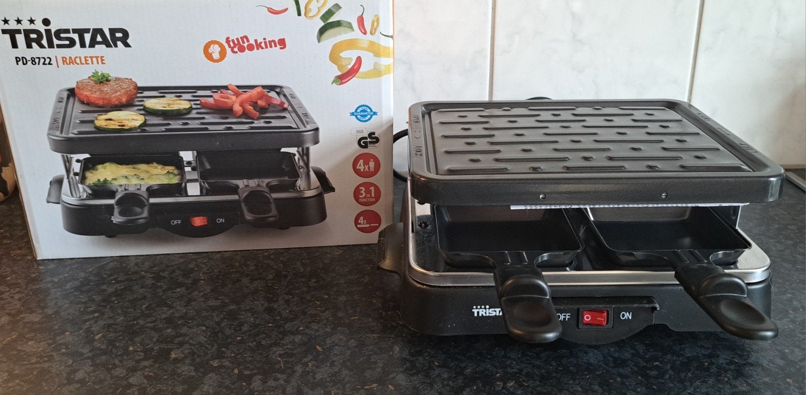 Tristar Raclette, Ophalen, Nieuw
