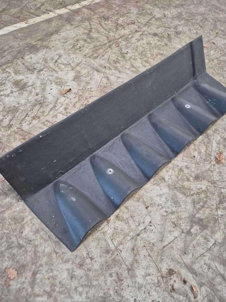 64 Asbestvrije opstaande rand golfplaat - 110 cm breed, Ophalen of Verzenden, Zwart, 15 m² of meer, Golfplaat
