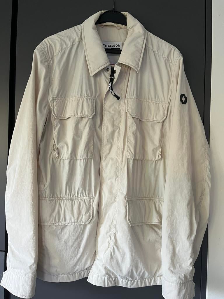 *NIEUW* Strellson heren jas zomer, creme maat M, Ophalen of Verzenden, Nieuw, Maat 48/50 (M), Beige
