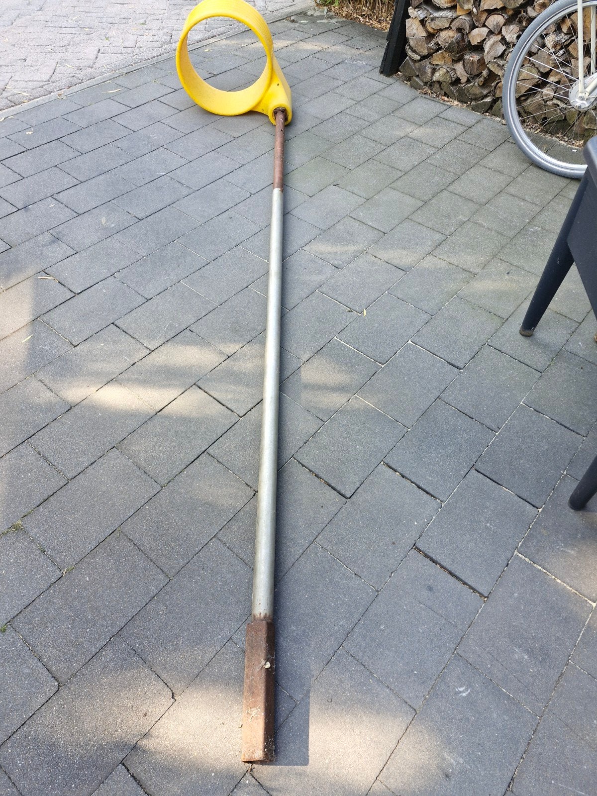 korfbal paal met korf, Ophalen, Gebruikt, Korf of Paal