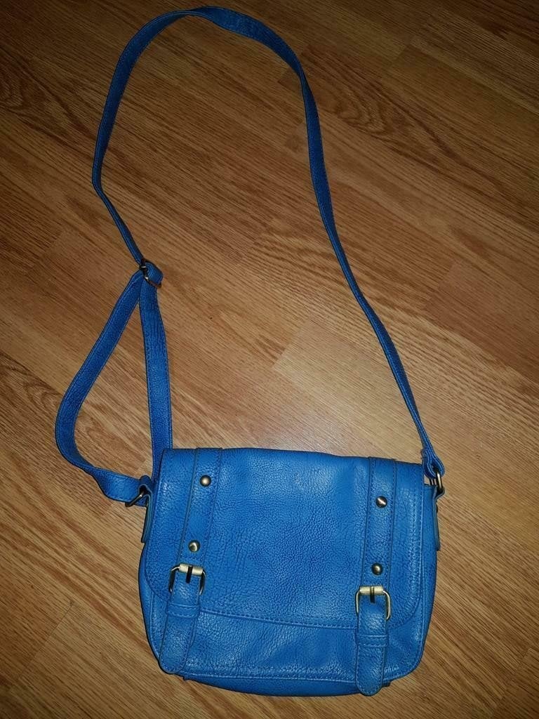 Kobaltblauw Charles Vögele crossbody tasje, Ophalen of Verzenden