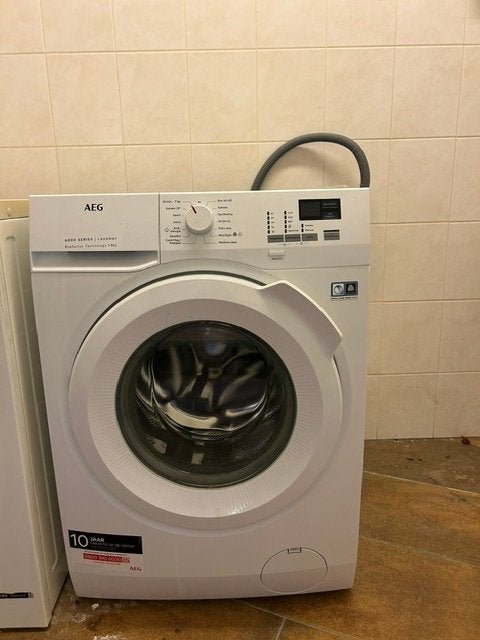 AEG 6000 series wasmachine, Witgoed en Apparatuur, Wasmachines, Ophalen, Minder dan 85 cm, Handwasprogramma, Zo goed als nieuw