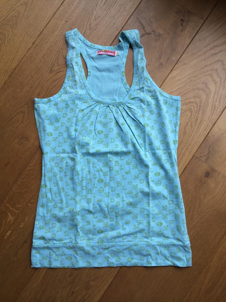 Top Blond Amsterdam, Kleding | Dames, Tops, Zo goed als nieuw, Maat 38/40 (M), Blauw, Zonder mouw, Ophalen