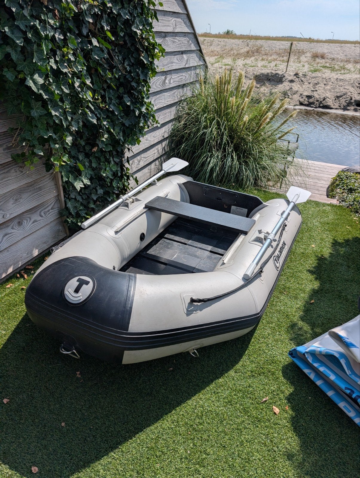 Talamex QLS 230 rubberboot met elektrische motor en accu, Ophalen, Inclusief motor, Elektrisch, Zo goed als nieuw