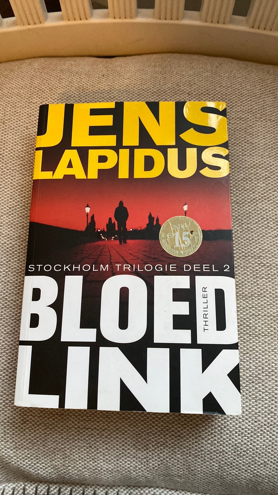 Jens Lapidus - Bloedlink, Ophalen of Verzenden, Zo goed als nieuw, Jens Lapidus