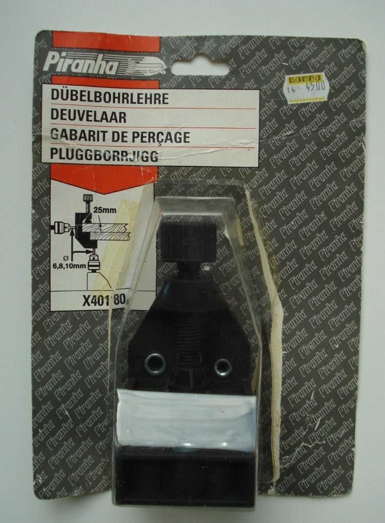 Piranha deuvelaar nauwkeurig deuvels inboren 6,8 en 10mm, Ophalen of Verzenden, Nieuw, Overige typen