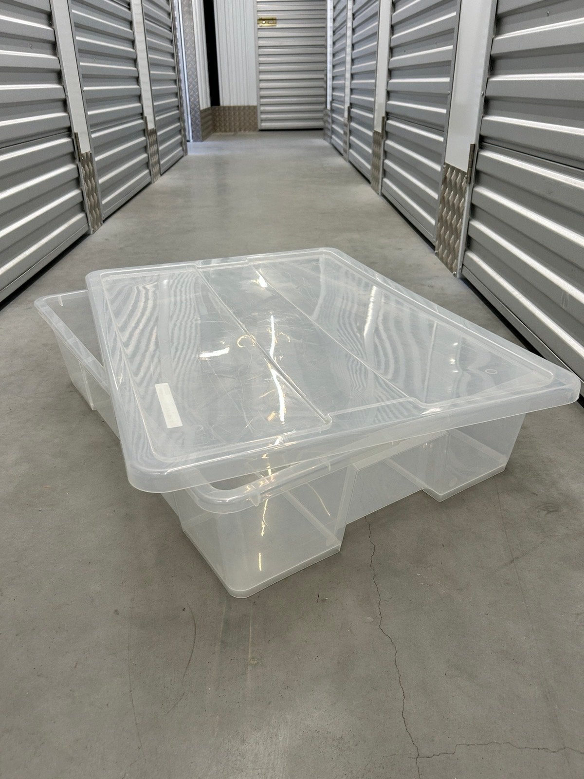 IKEA Samla opbergbox met deksel 6 stuks- 78x56x18 cm, Doe-het-zelf en Verbouw, Gebruikt, 40 tot 60 cm, Minder dan 35 cm, Bak of Kist