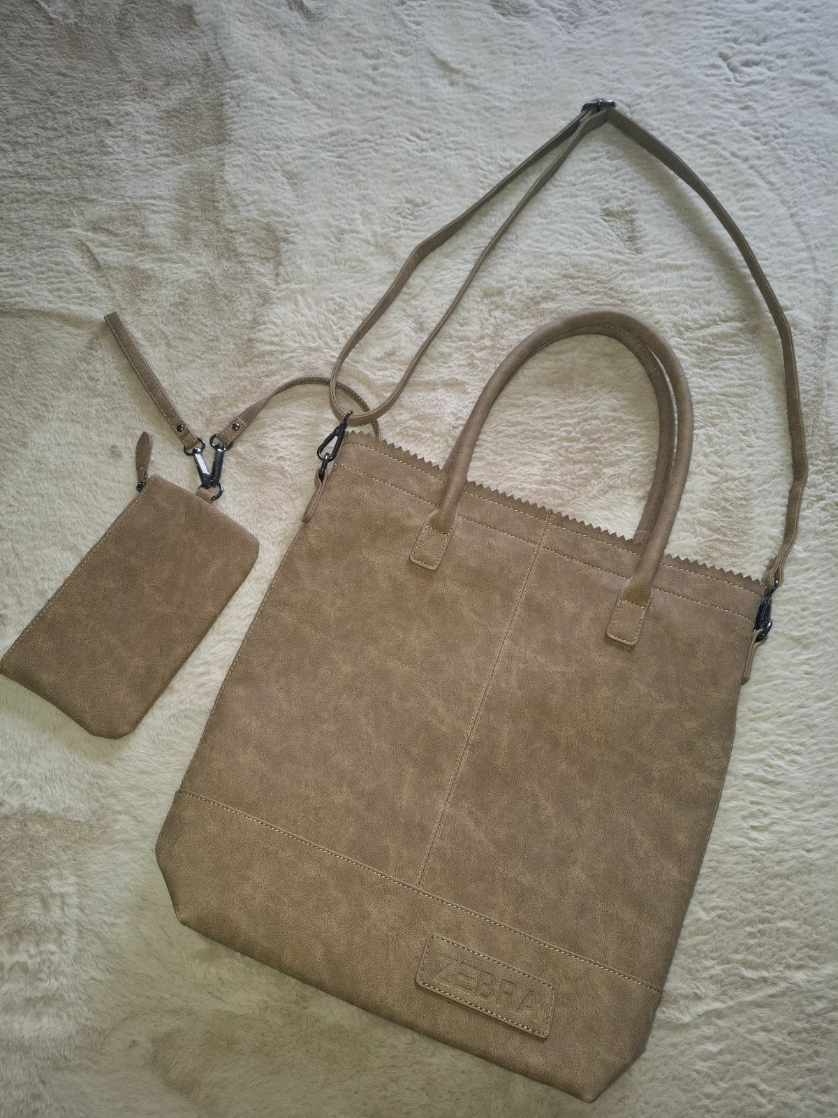 zebra schoudertas, Ophalen of Verzenden, Nieuw, Bruin, Shopper