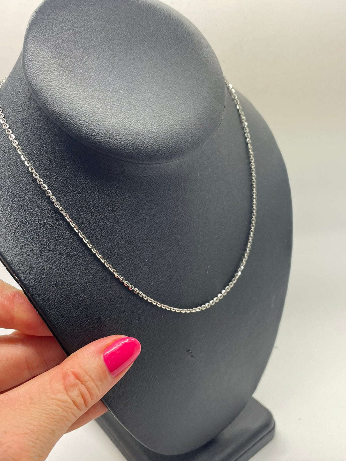 E876 Prachtige zilveren ketting Imenso, Sieraden, Tassen en Uiterlijk, Ophalen of Verzenden, X, Zilver, Zilver