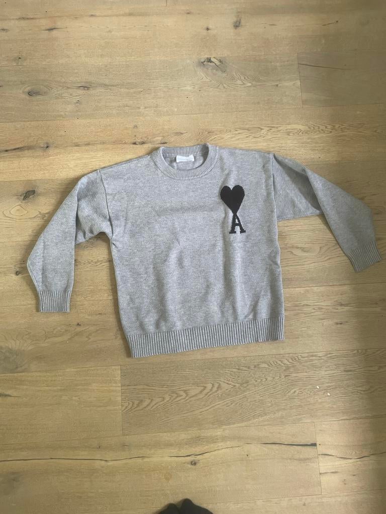 Ami paris trui grijs, Ophalen of Verzenden, Nieuw, Maat 46 (S) of kleiner, Grijs