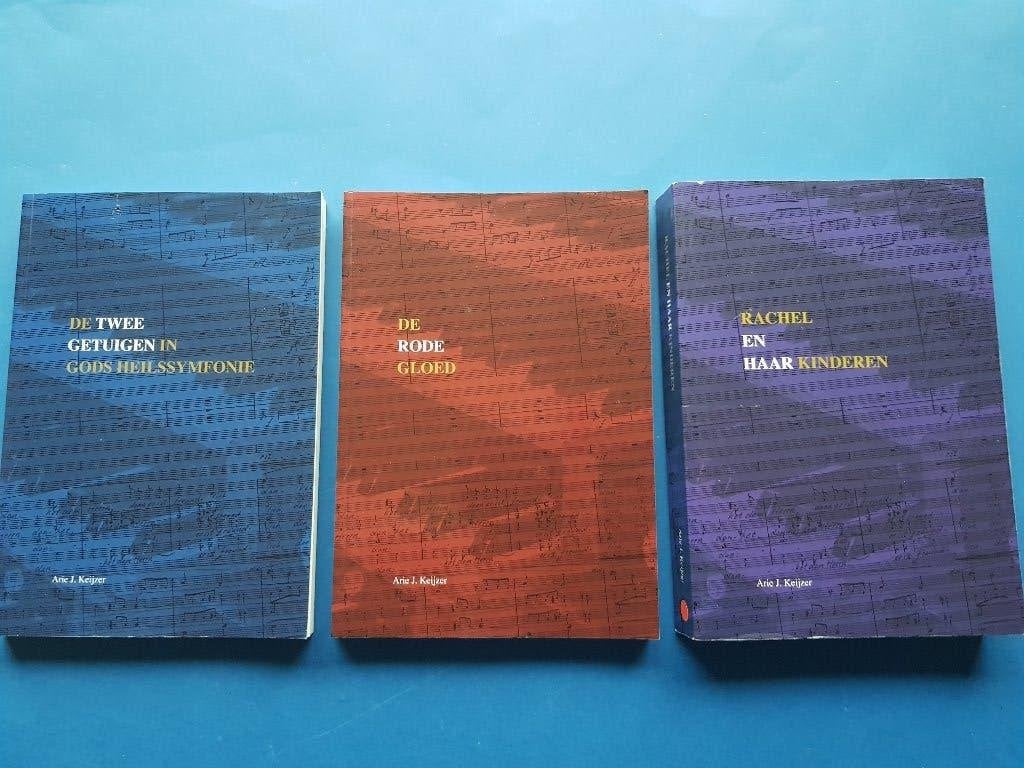 de twee getuigen+de rode gloed+Rachel - Arie J. Keijzer, Verzenden, Zo goed als nieuw, Overige onderwerpen, Achtergrond en Informatie