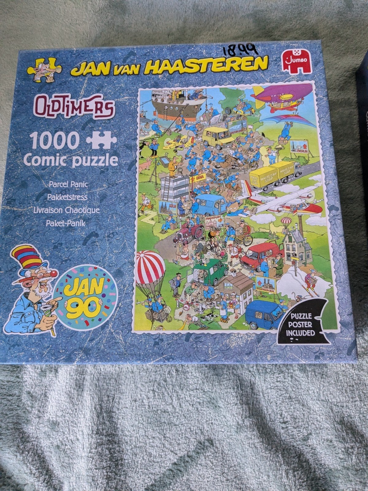 Nieuwe Jan van Haasteren puzzel Oldtimers Pakketstress 1000, Ophalen, Nieuw