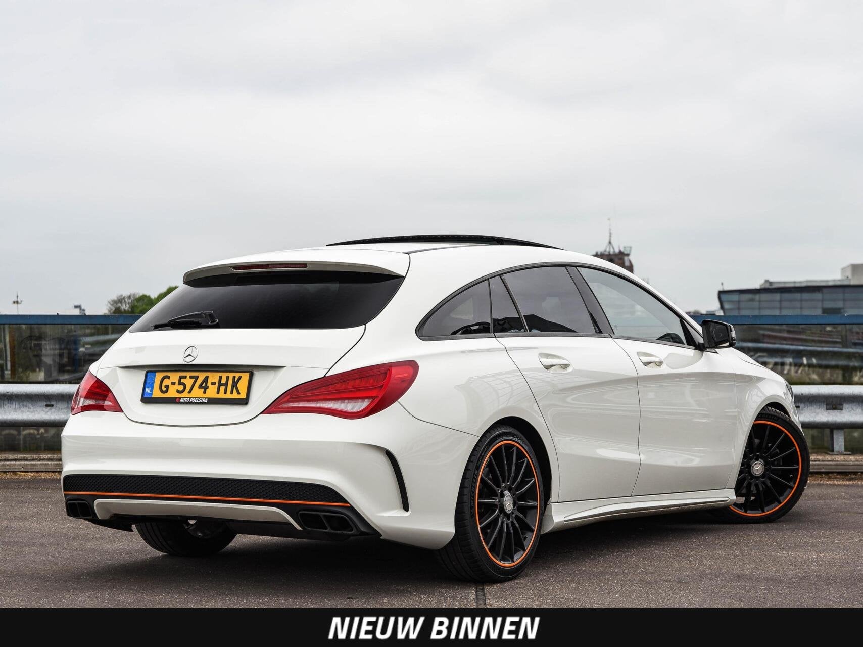 Mercedes-Benz CLA-klasse Shooting Brake 200 OrangeArt AMG Ni, Auto's, CLA, 730 kg, Gebruikt, Wit