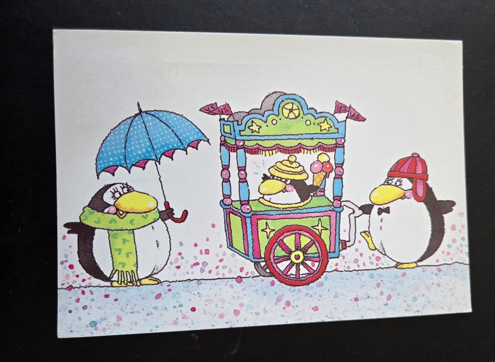 Pinguïns bij IJscoman, Verzenden, 1980 tot heden, Gelopen, Kinderen