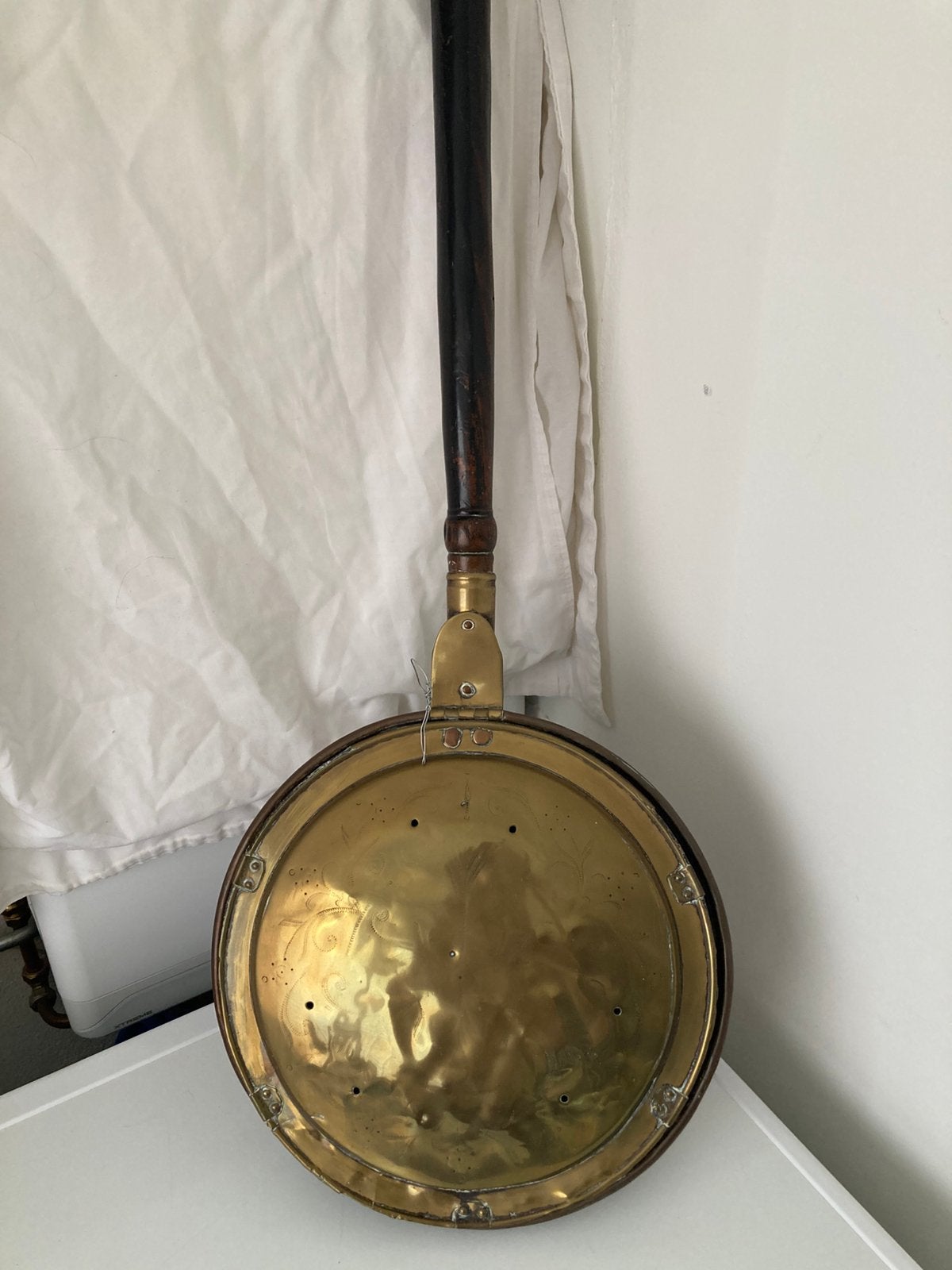 Antieke beddenpan, Ophalen, Koper