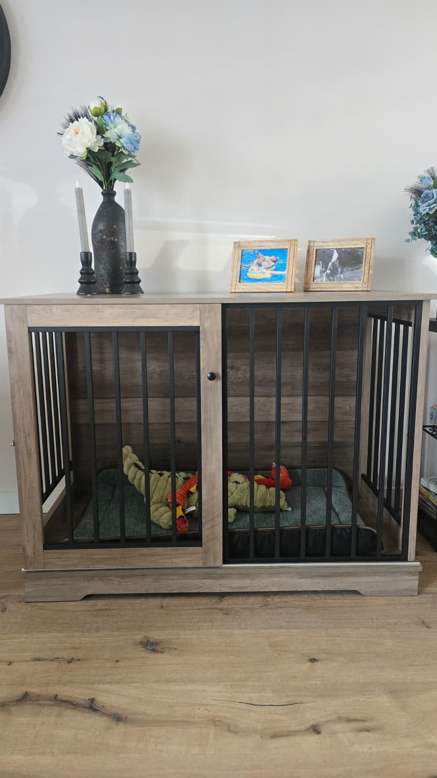 Bench voor middelgrote hond zgan, Dieren en Toebehoren, Hondenbenches, Ophalen, Zo goed als nieuw
