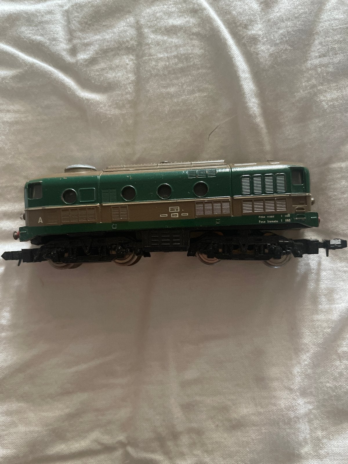 Lima Locomotief Groen/Bruin - Gebruikt, Ophalen of Verzenden, Gebruikt, Locomotief, Lima