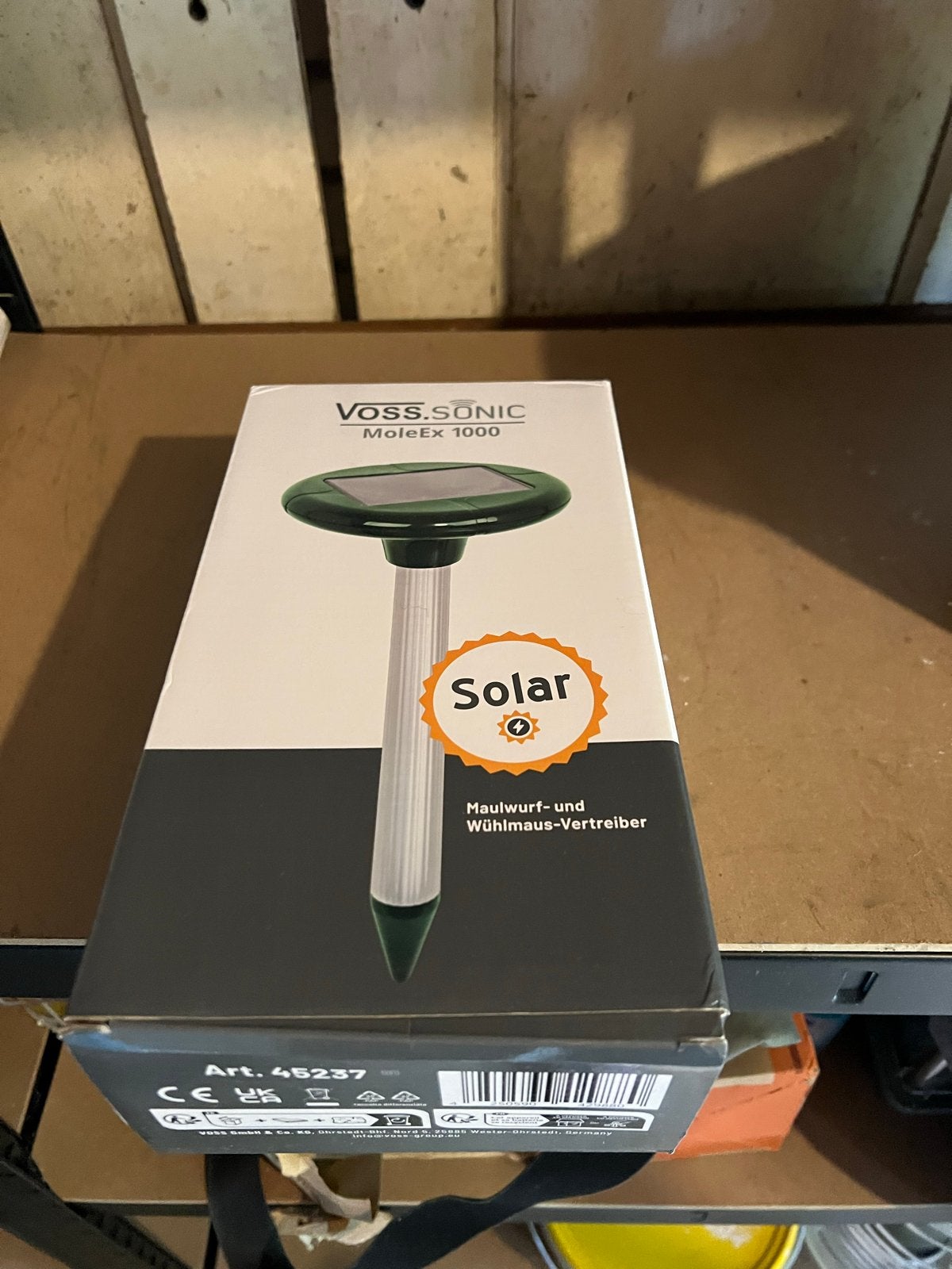 Voss.Sonic MoleEx 1000 Solar Mollen- en Woelmuizenverjager, Ophalen of Verzenden, Zo goed als nieuw, Ongediertebestrijding