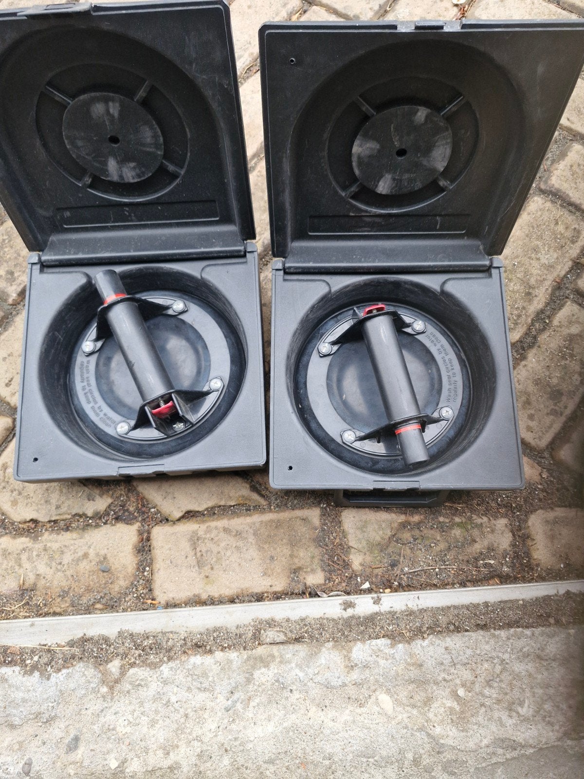 Tegeldragers zuignappen - 2 stuks, Doe-het-zelf en Verbouw, Gereedschap | Handgereedschap, Ophalen, Gebruikt, Overige typen, Overige merken