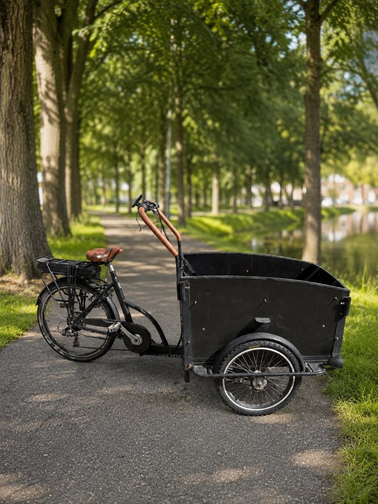 Te huur elektrische bakfiets, Zo goed als nieuw, X, 51 tot 55 cm, Ophalen