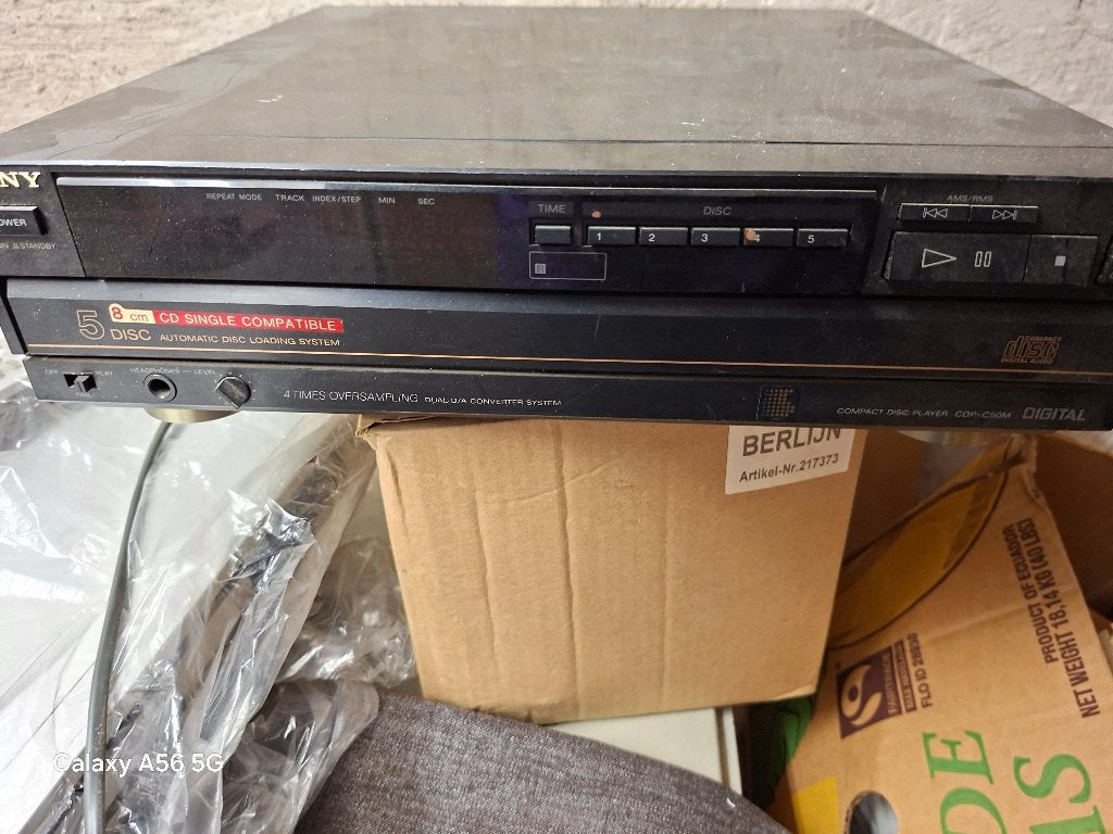 Cd speler, Ophalen, Gebruikt, Philips, Wisselaar