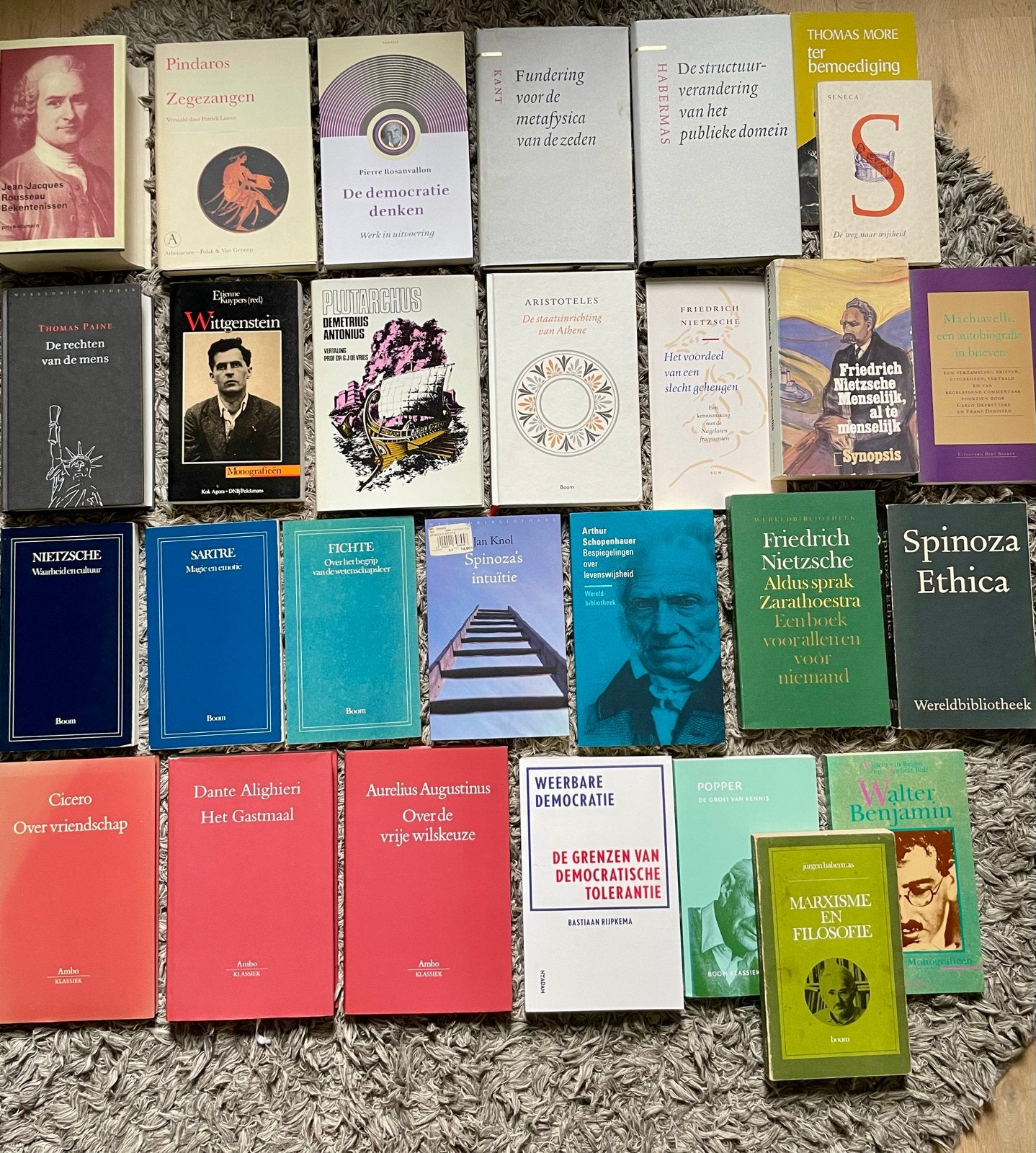 Collectie Wijsbegeerte en Geschiedenis Boeken, Boeken, Verzenden, Gelezen, Wijsbegeerte of Ethiek