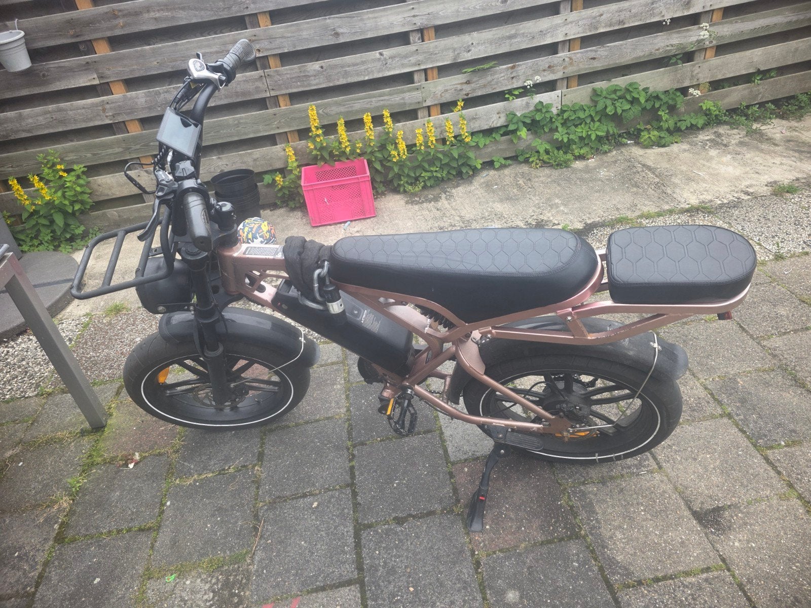 V20 pro costum roze fatbike, Ophalen, Overige merken