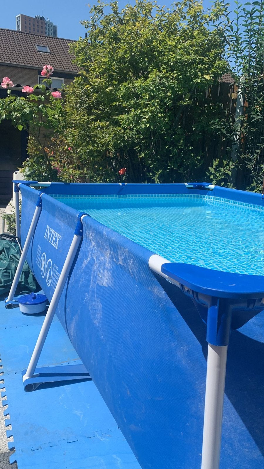 Intex zwembad 300x200x75, Tuin en Terras, Zwembaden, Gebruikt, Opzetzwembad, Minder dan 80 cm, 200 tot 400 cm, Minder dan 200 cm