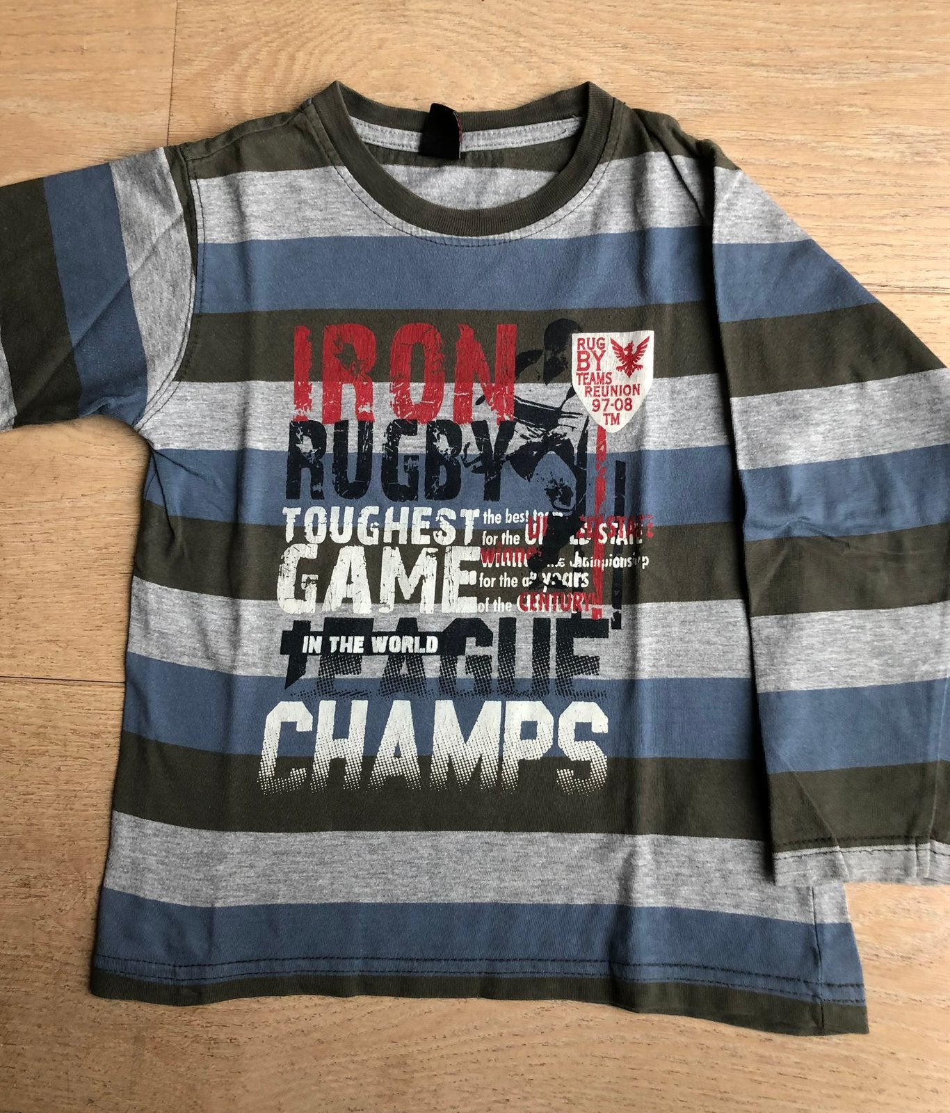 Mooie gestreepte longsleeve, maat 110, Kinderen en Baby's, Kinderkleding | Maat 110, Ophalen of Verzenden, Zo goed als nieuw, Jongen