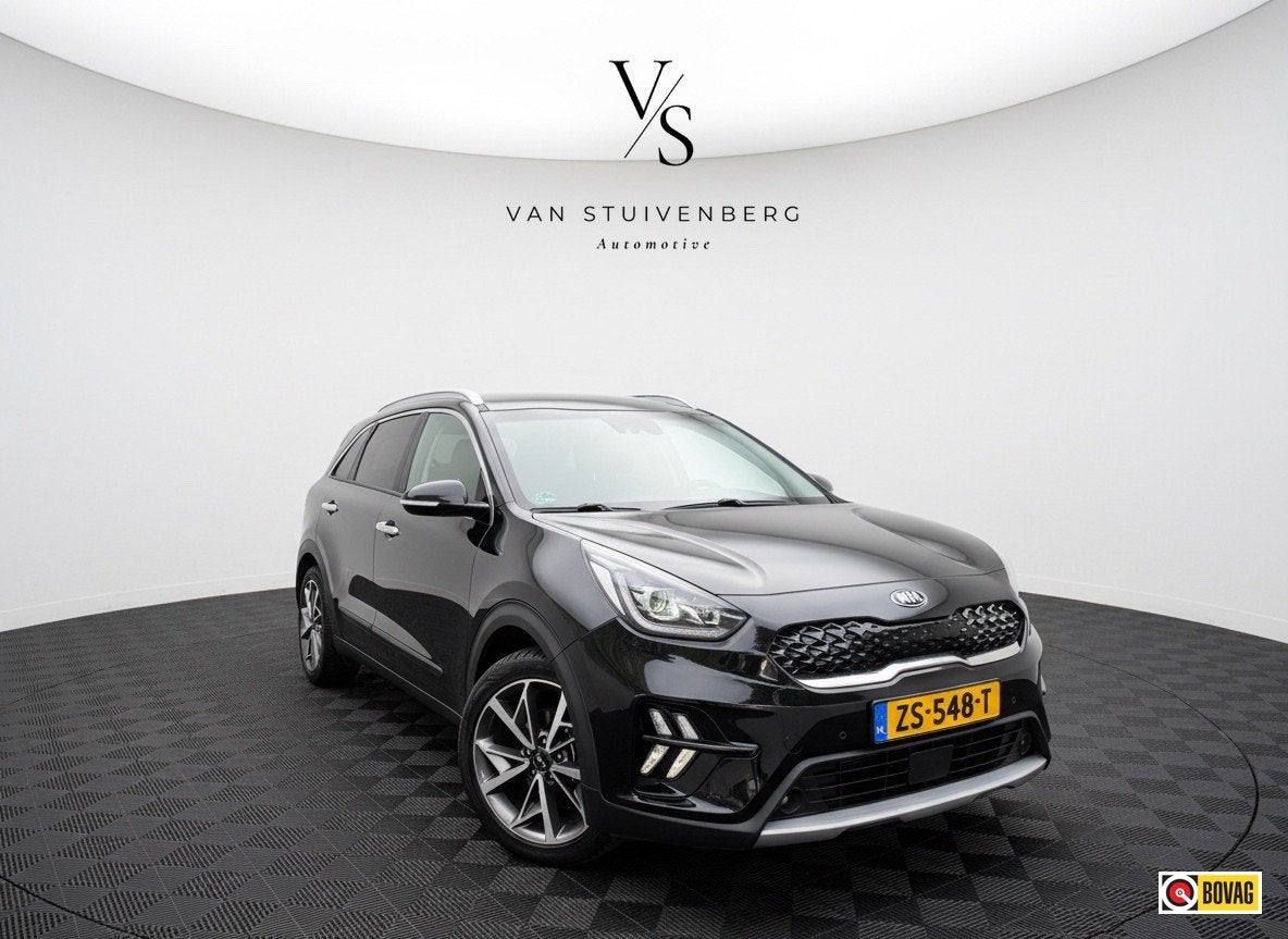 Kia Niro 1.6 GDi Hybrid DynamicPlusLine PANORAMADAK STOELVW, Auto's, Dealer onderhouden, Automatische klimaatregeling, Gebruikt