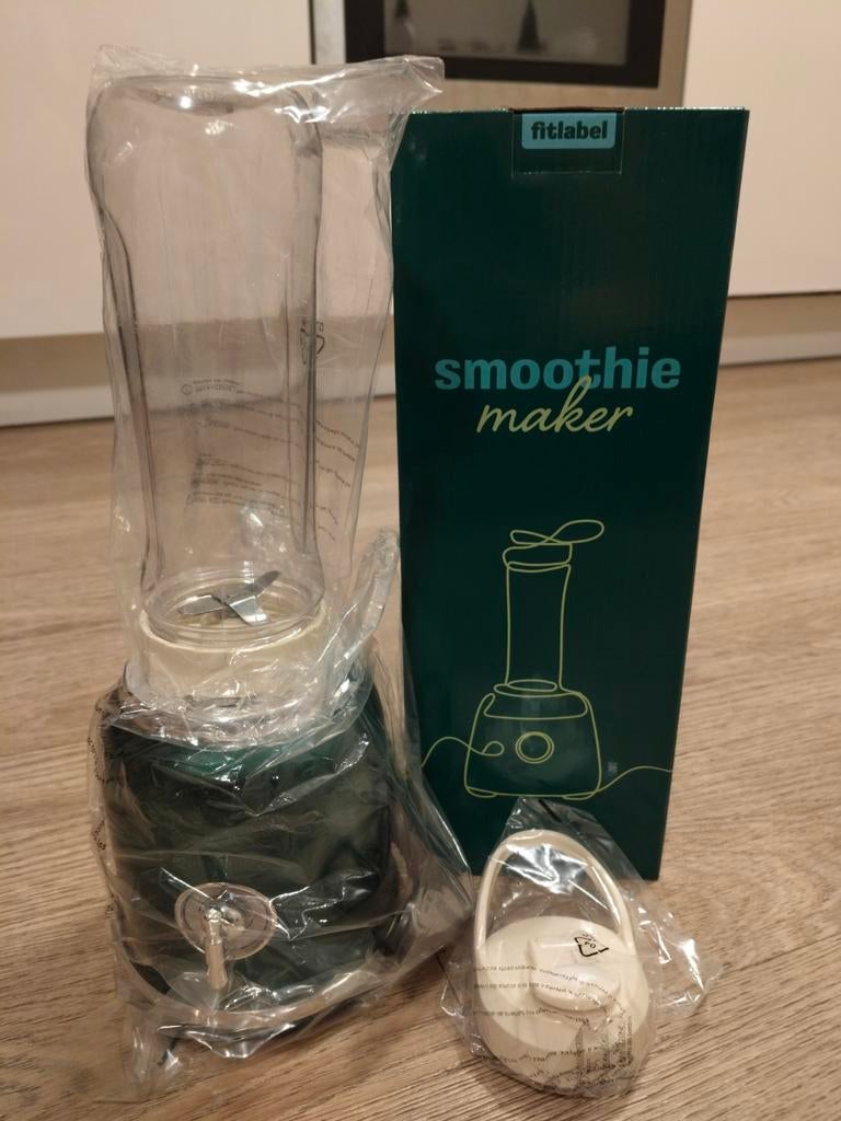 Nieuwe Fitlabel Smoothie Maker - Compact & Handig, Ophalen of Verzenden, Nieuw, Blender