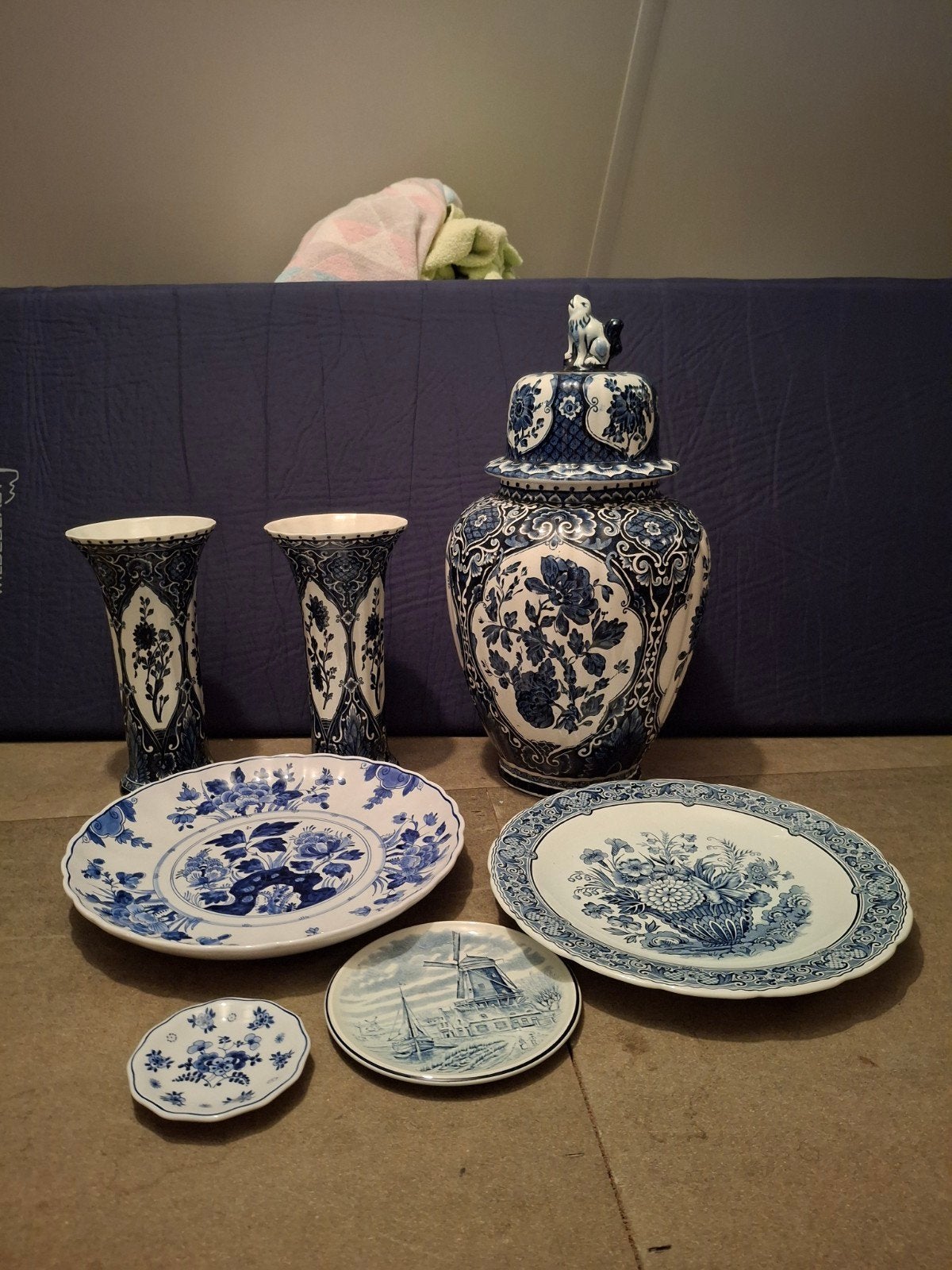 Delfts Blauw Collectie: Vazen, Schalen en Meer, Antiek en Kunst, Antiek | Porselein, Ophalen