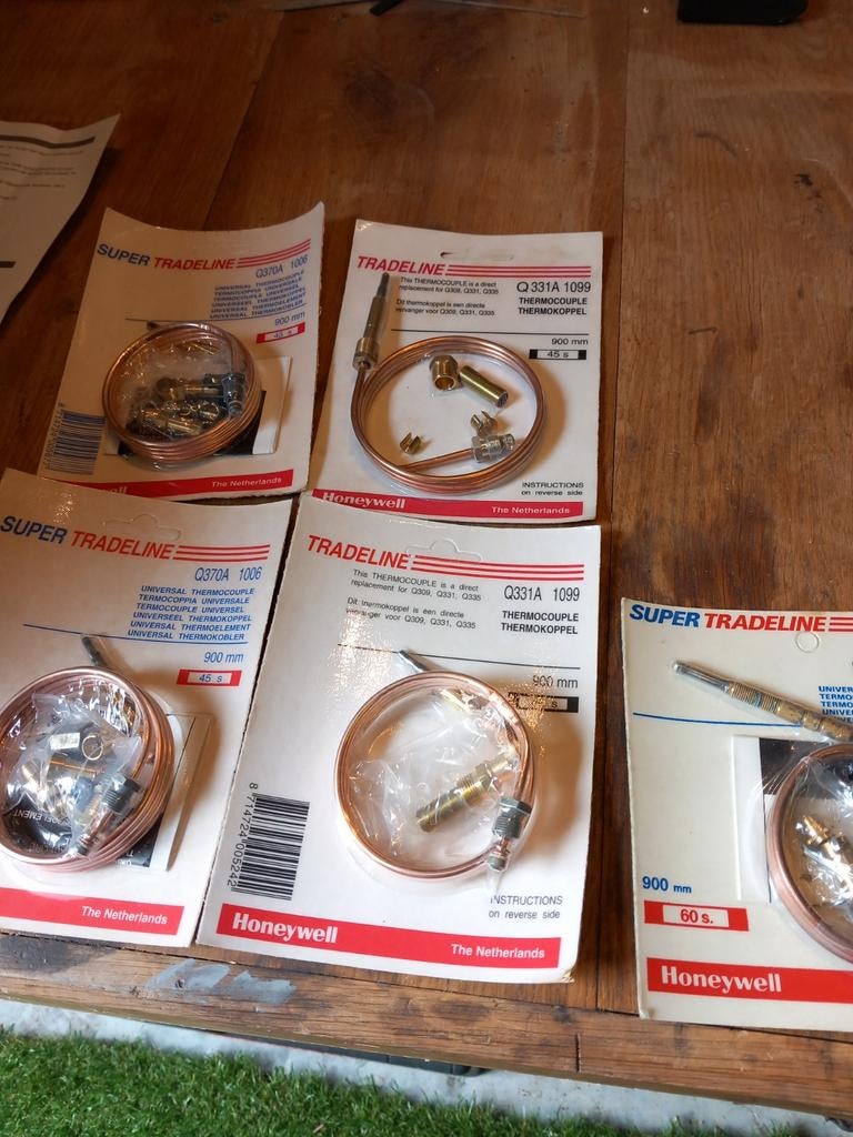 5x Honeywell Thermokoppel Q370A 1006 / Q331A 1099, Ophalen, Nieuw, Overige typen