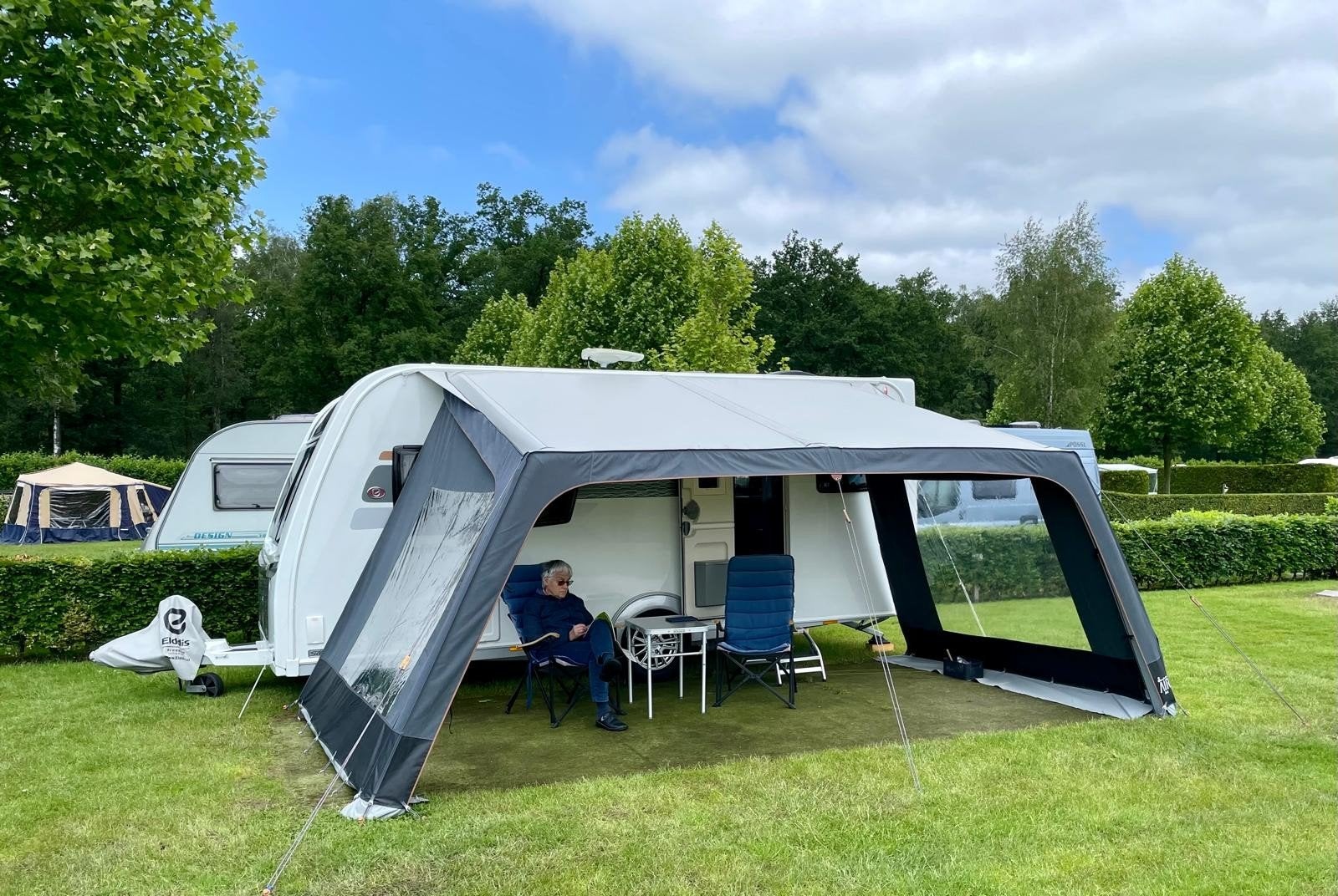 Isabella Air Zonnluifel Arc(opblaasbaar)Zo goed als nieuw, Caravans en Kamperen, Ophalen, Zo goed als nieuw, Ten Cate All Season 240g/m2