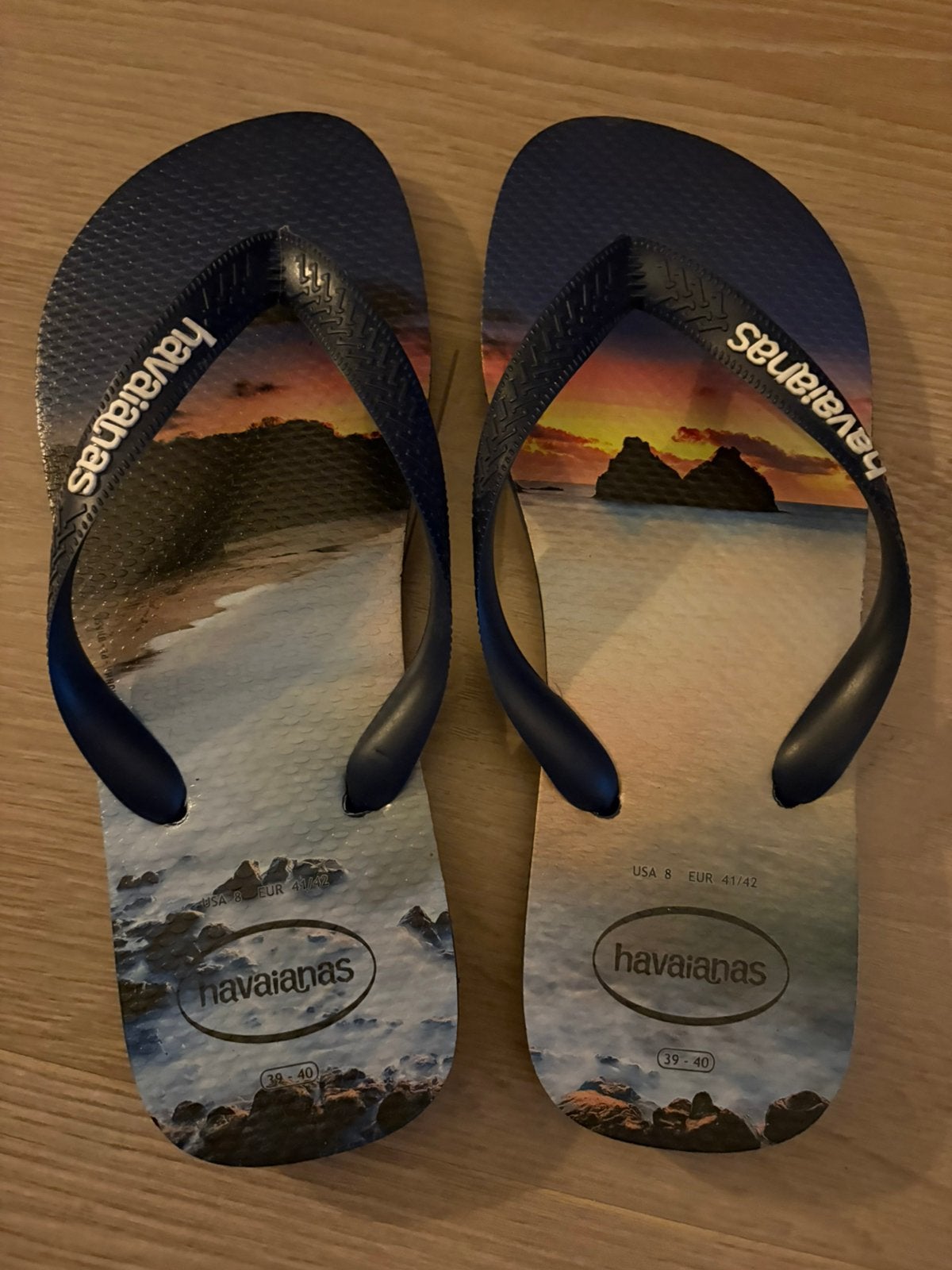 Zgan Havaianas heren blauw sunset maat 41/42, Ophalen of Verzenden, Overige maten, Blauw