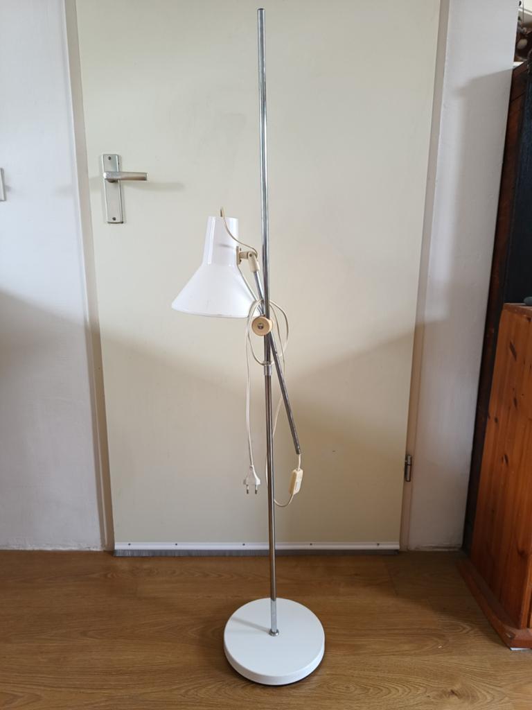 Sta lamp vintage, Gebruikt, 100 tot 150 cm, Vintage, Ophalen of Verzenden