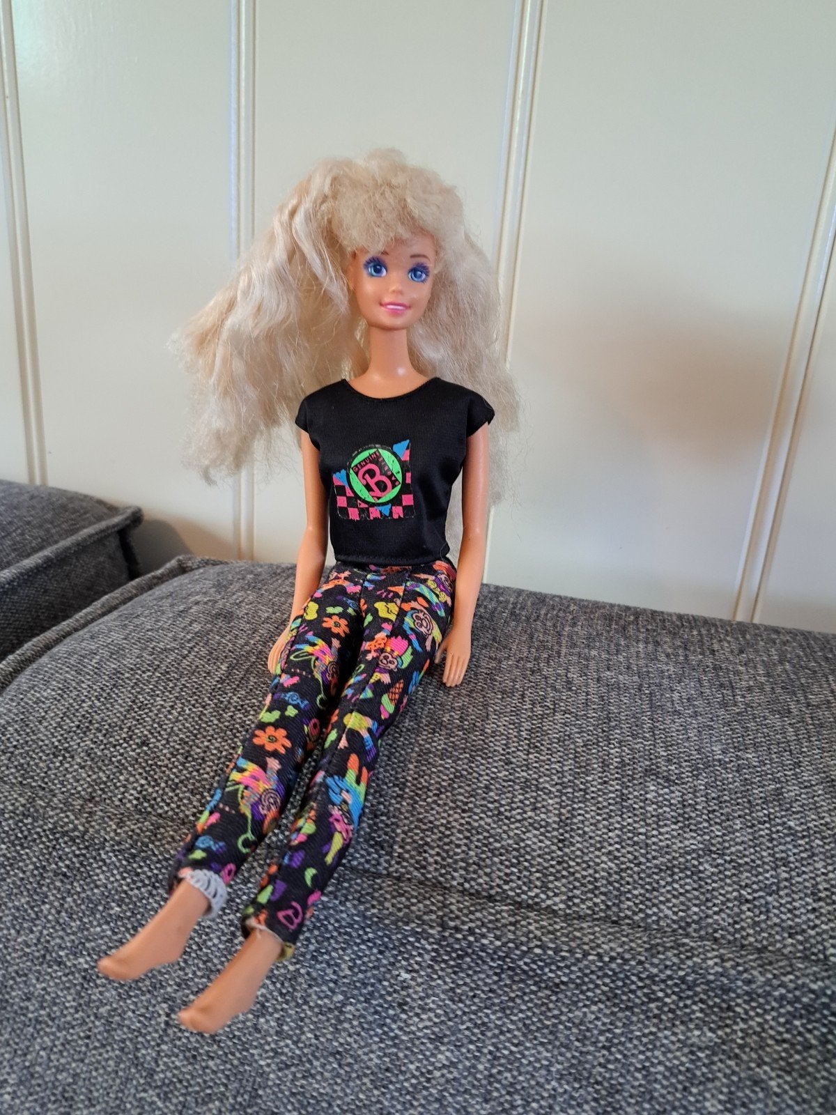 4.  Vintage Barbie pop 1966 - Mattel China, Ophalen of Verzenden, Gebruikt