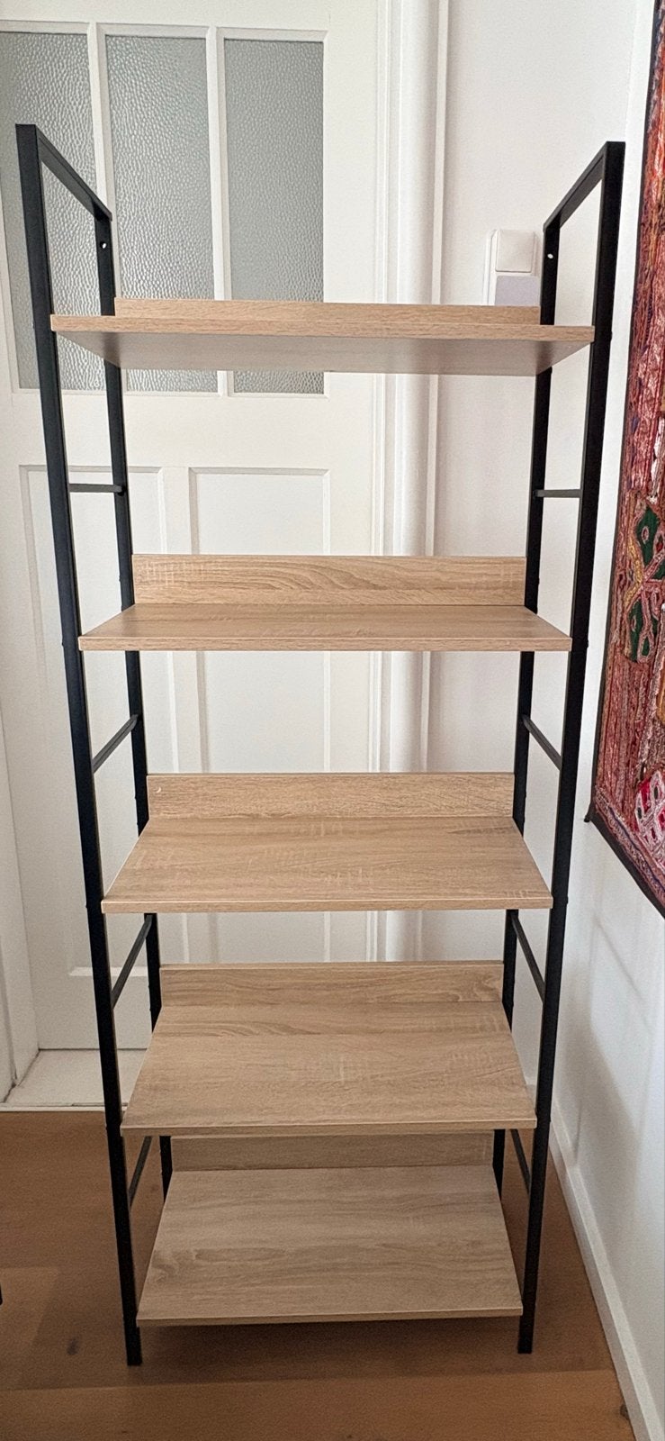 vidaXL Boekenkast 5 schappen 60x27,6x158,5 cm