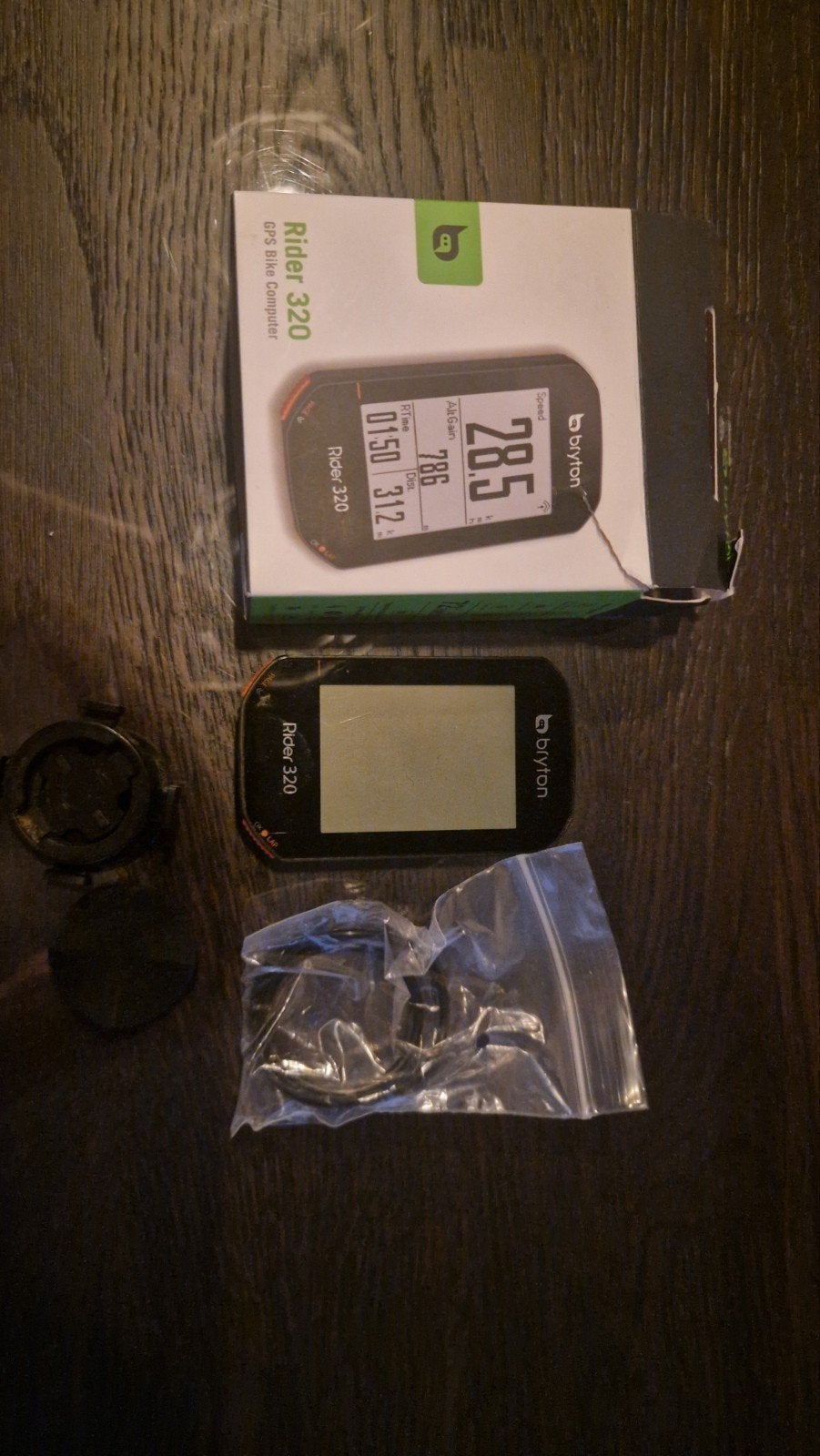 Bryton Rider 320 GPS Fietscomputer, Fietsen en Brommers, Ophalen of Verzenden, GPS, Gebruikt