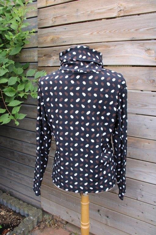 Tuniek zwart/ wit/ bruin Mi Piace mt Xl travel Vaste prijs, Mi Piace, Zwart, Maat 46/48 (XL) of groter, Ophalen of Verzenden