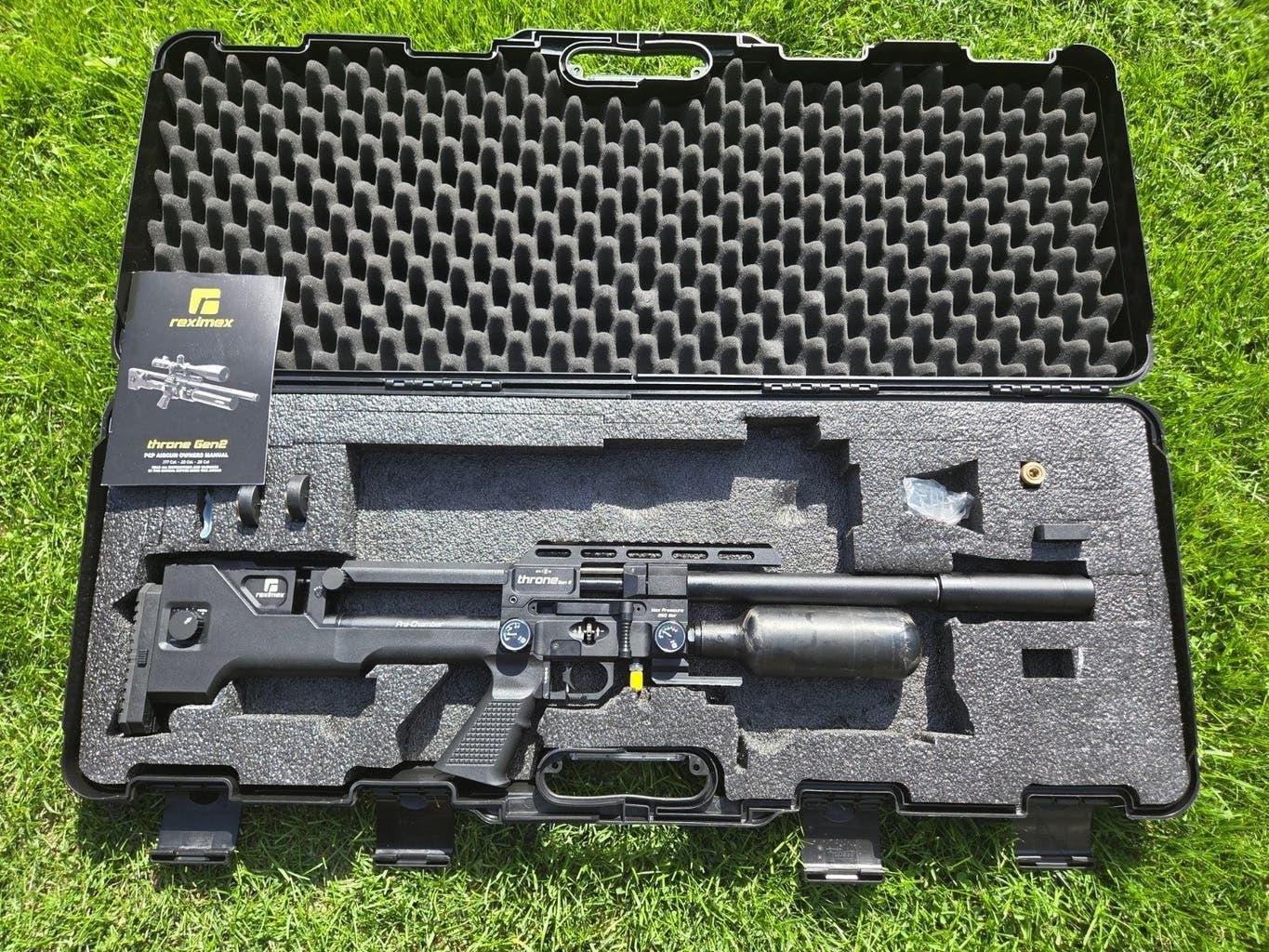 Reximex Throne Gen2 gereguleerde PCP luchtbuks .22, Ophalen of Verzenden, Nieuw