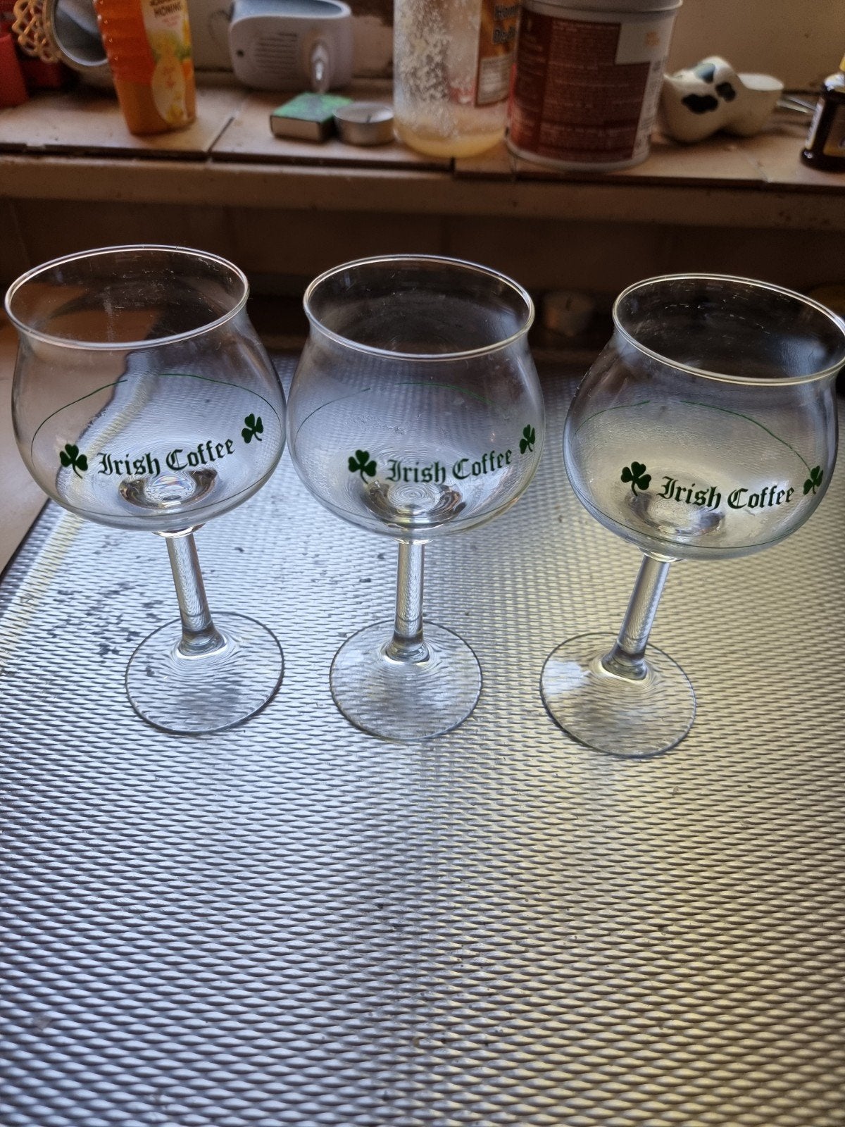 Set van 3 Irish Coffee glazen, Antiek en Kunst, Ophalen of Verzenden