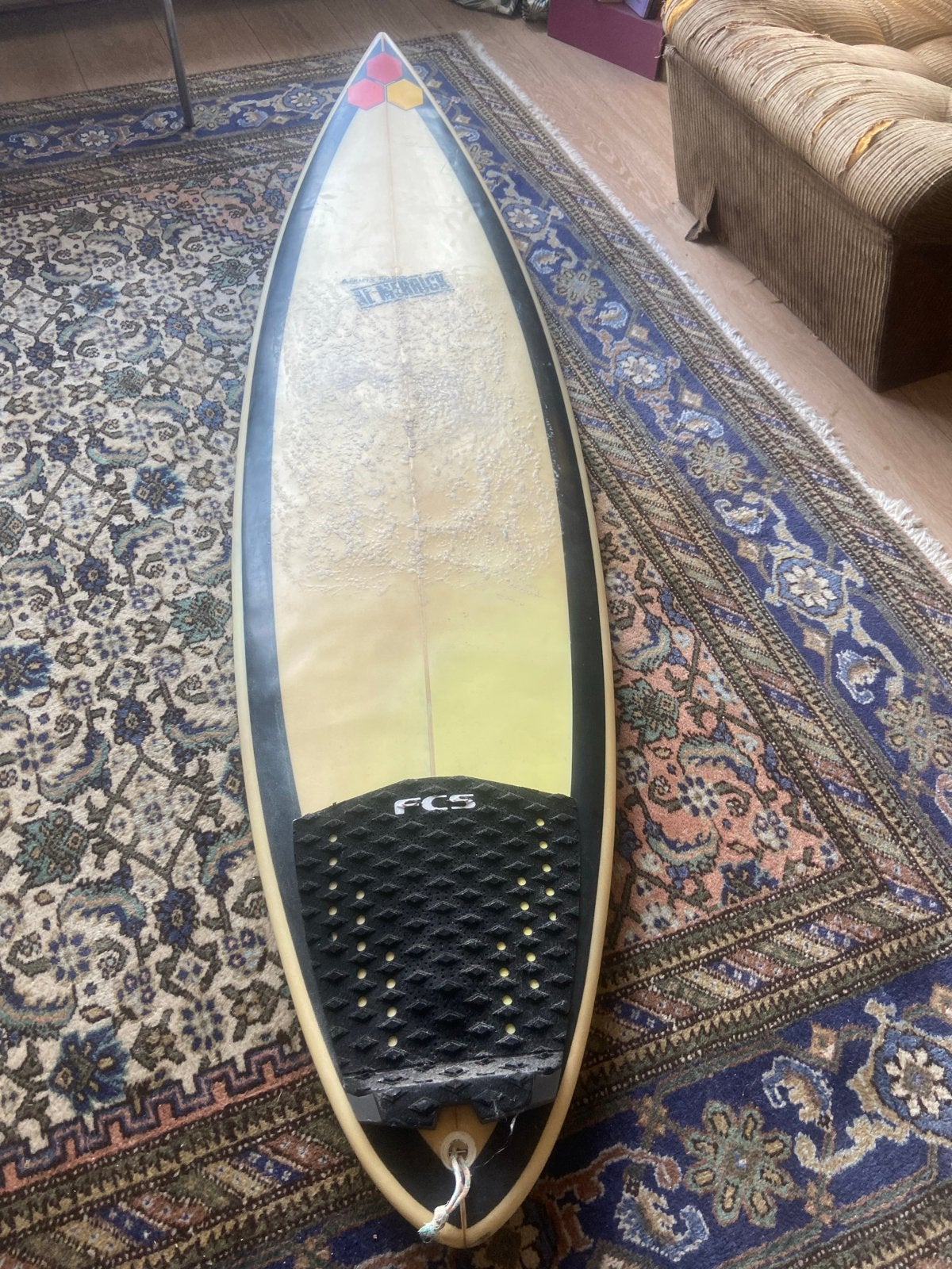 Al Merrick Channel Islands Black Beauty 6’3, Watersport en Boten, Ophalen, Gebruikt, Shortboard