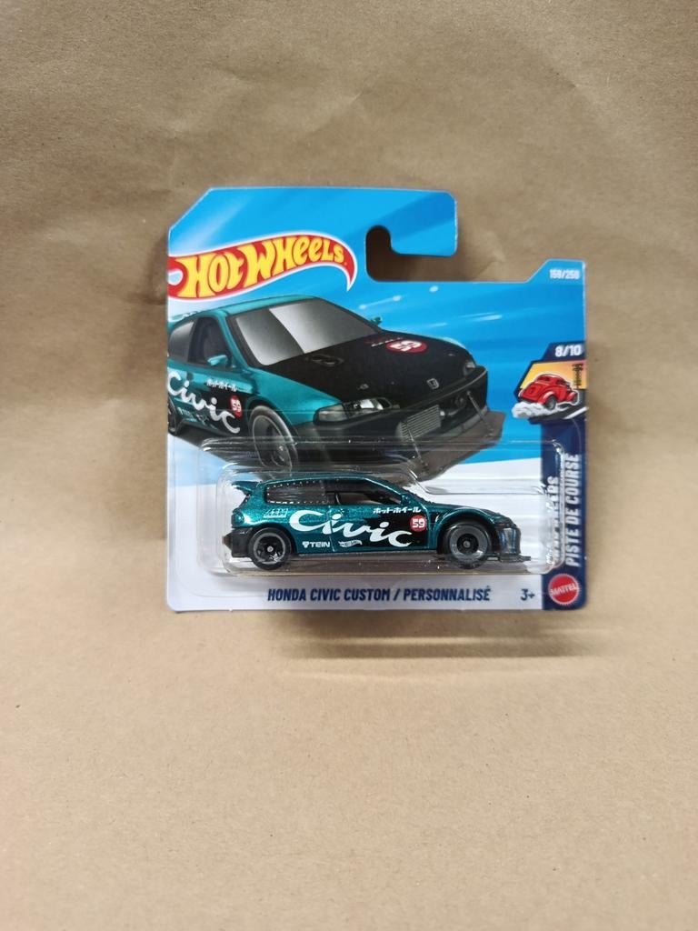 Hotwheels honda civic custom, Ophalen of Verzenden, Nieuw, Auto