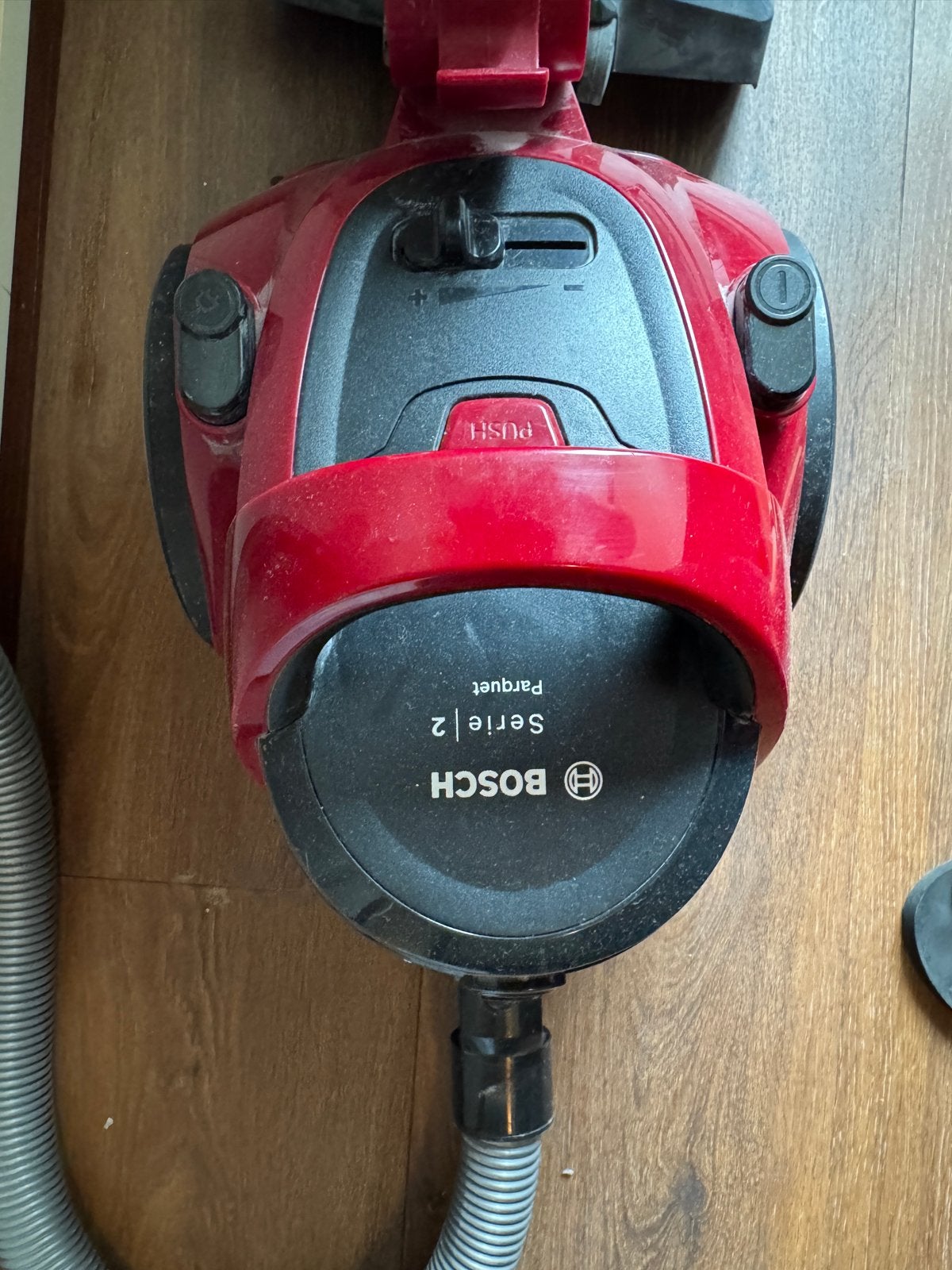 Bosch Serie 2 Parquet Sledestofzuiger - Rood, Gebruikt, Bosch, Ophalen of Verzenden, Reservoir