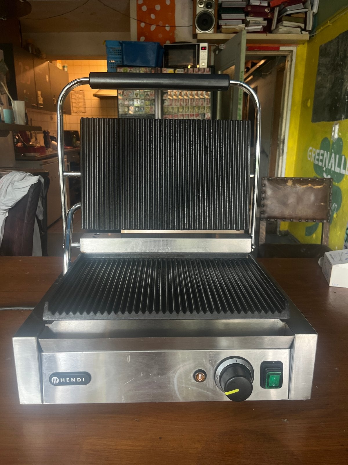 Hendi Contactgrill Panini 2200W - Zo goed als nieuw., Ophalen, Zo goed als nieuw