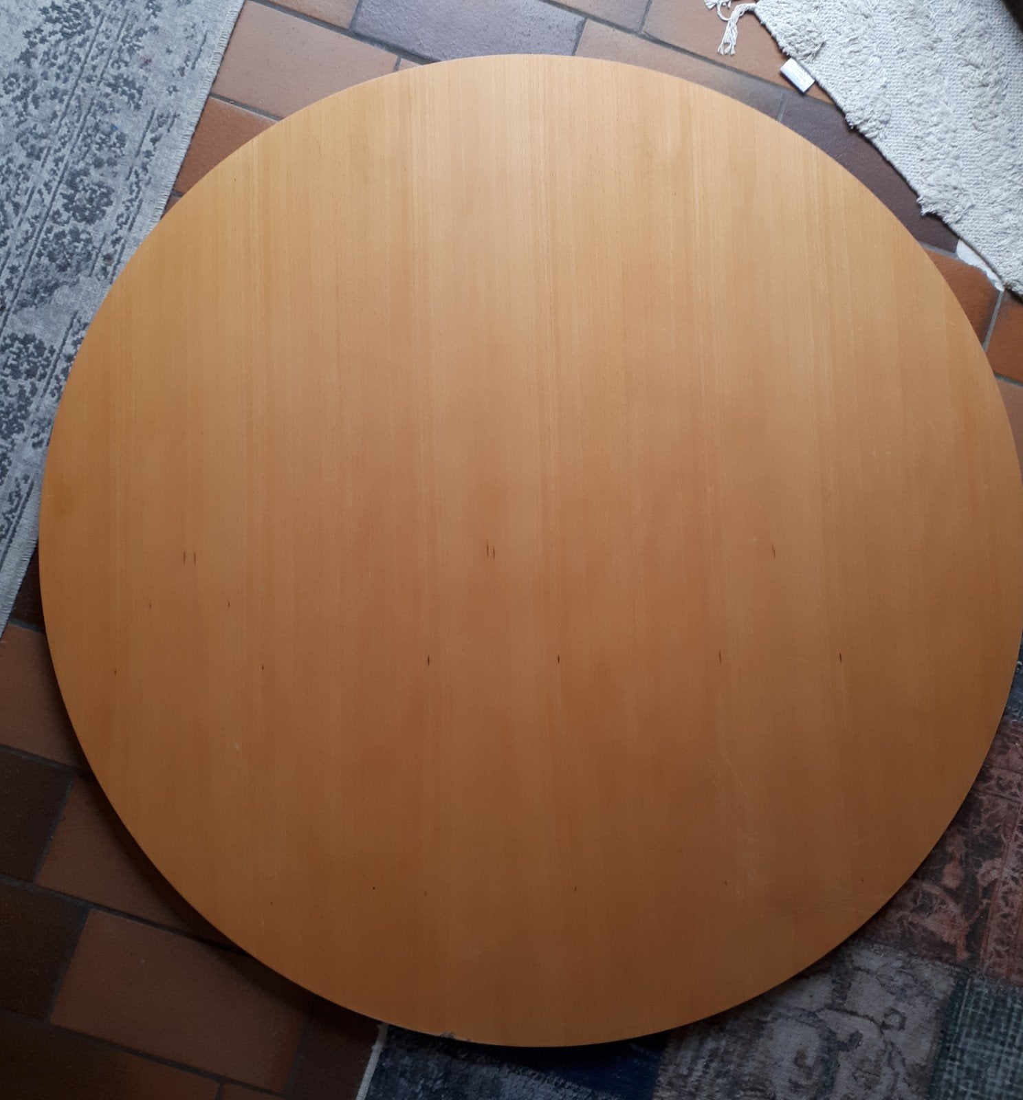eettafel rond 100 cm, Huis en Inrichting, Tafels | Eettafels, Ophalen, Gebruikt, Rond, 100 tot 150 cm
