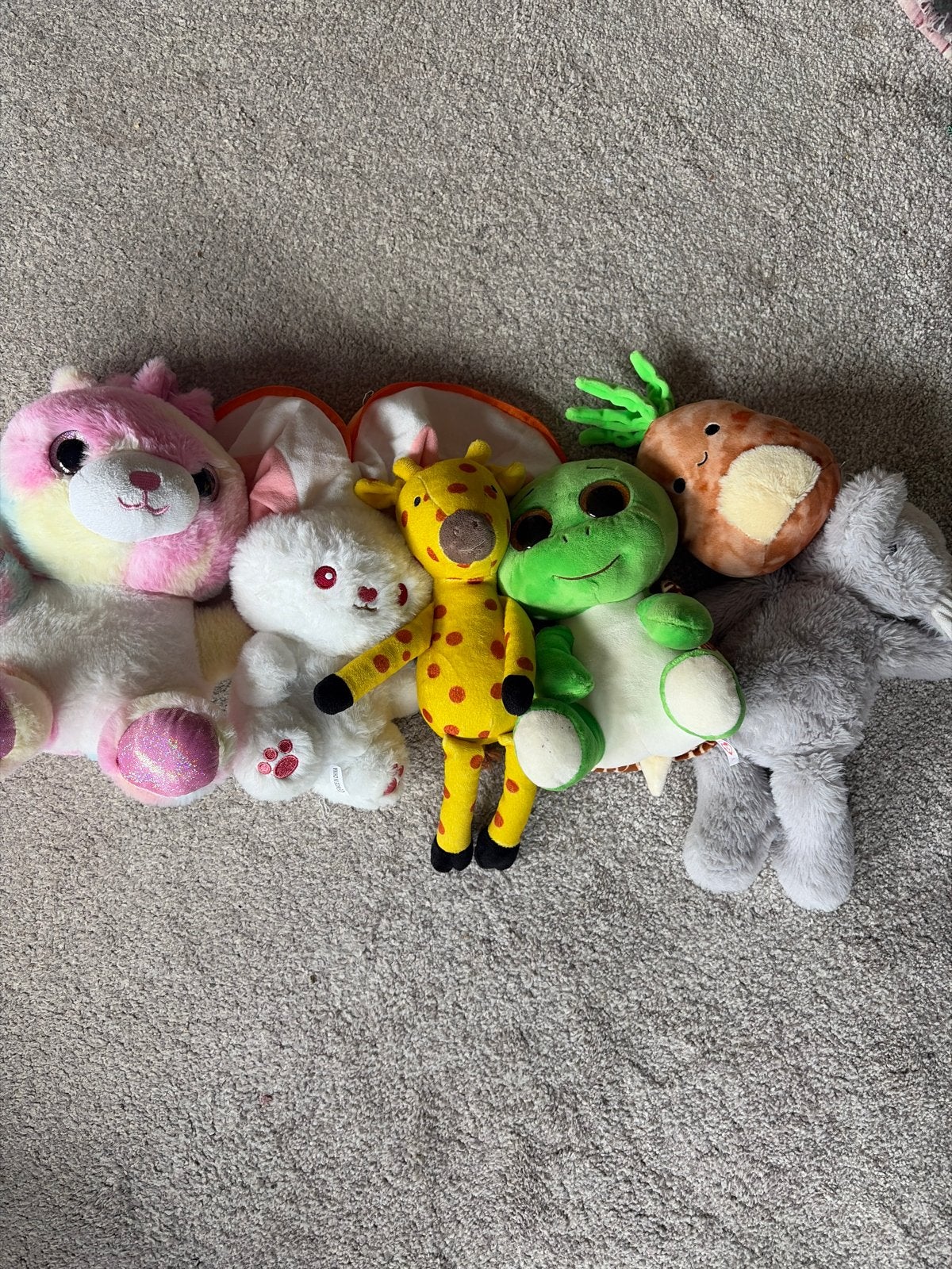 Gratis knuffels: diverse dieren, zo goed als nieuw, Ophalen, Eenhoorn, Zo goed als nieuw, Middelgroot (20 tot 80 cm)