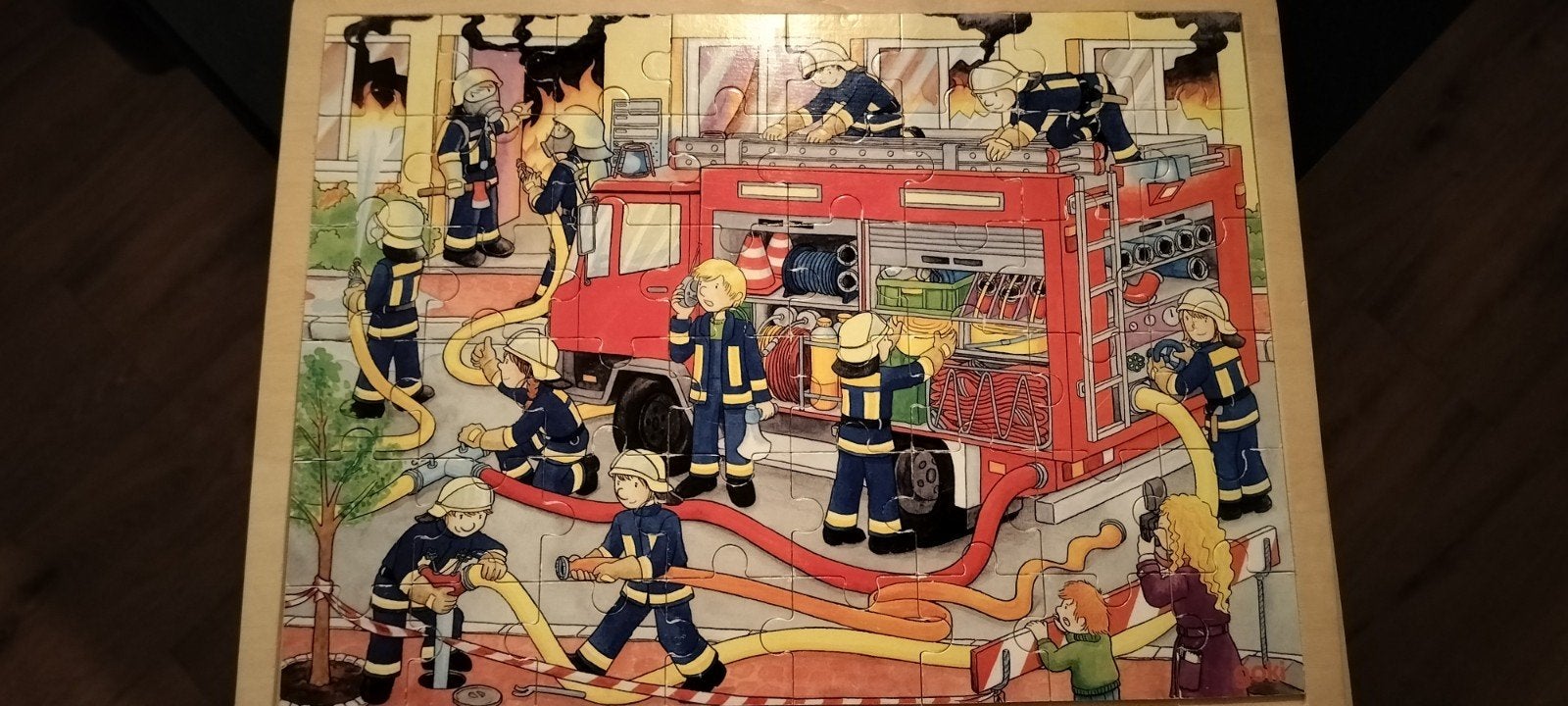 goki houten puzzel, Ophalen of Verzenden, Minder dan 500 stukjes